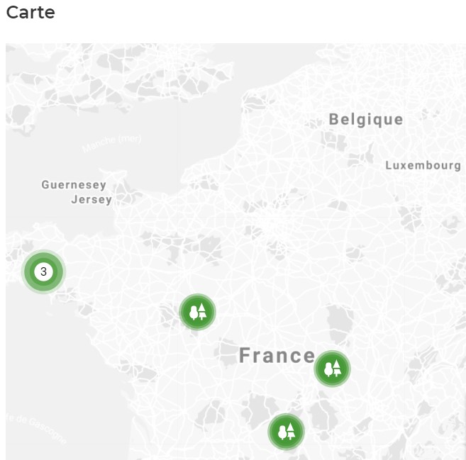 Localisation de vos arbres